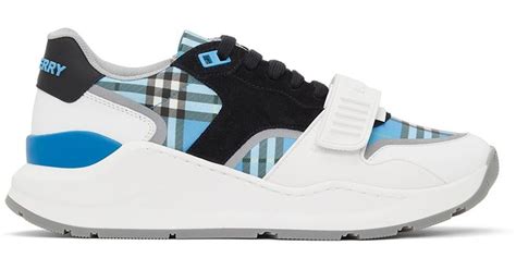 burberry ramsey sneaker blue